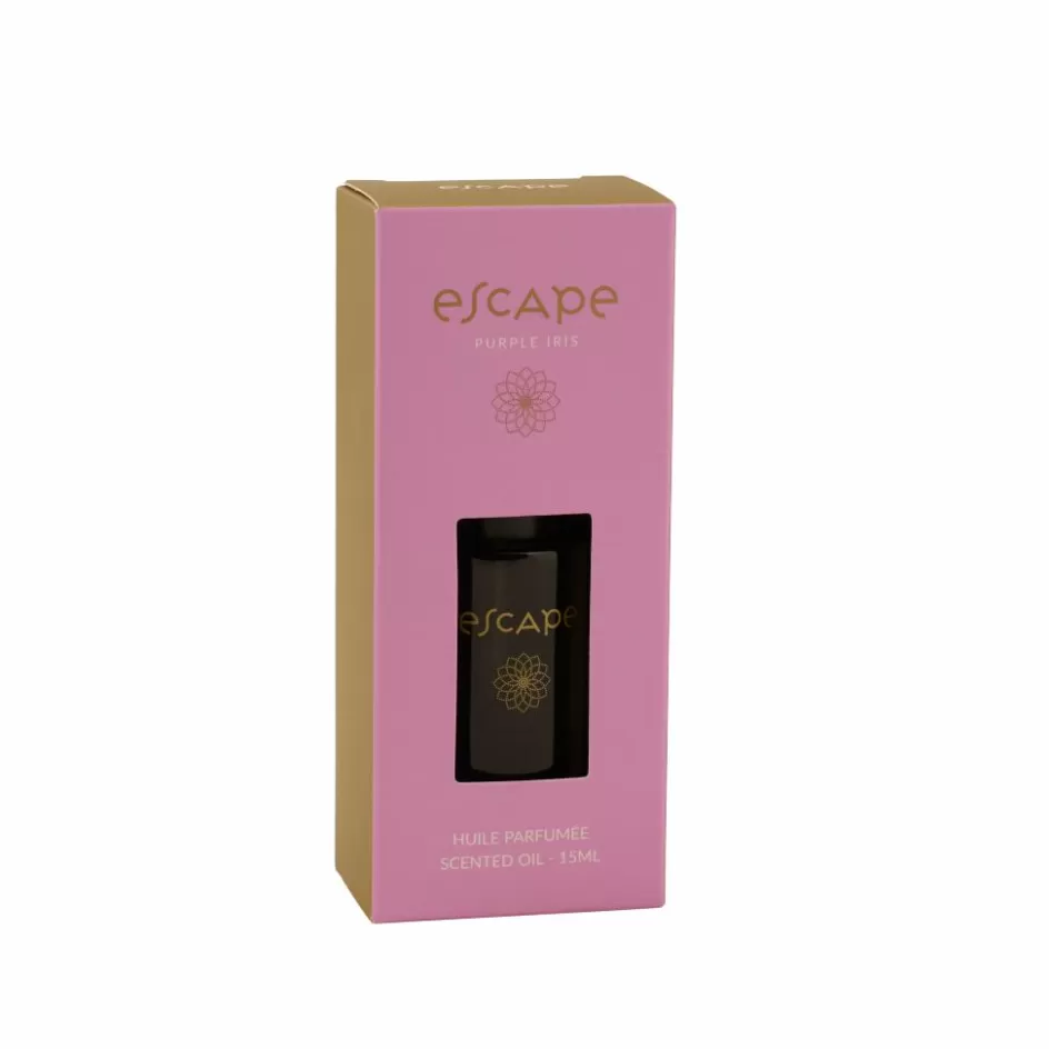 CASA ESCAPE PURPLE IRIS Bougie Parfumée Dans Un Verre Mauve Clair Clearance