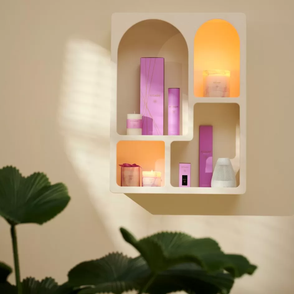 CASA ESCAPE PURPLE IRIS Bougie Parfumée Dans Un Verre Mauve Clair Clearance
