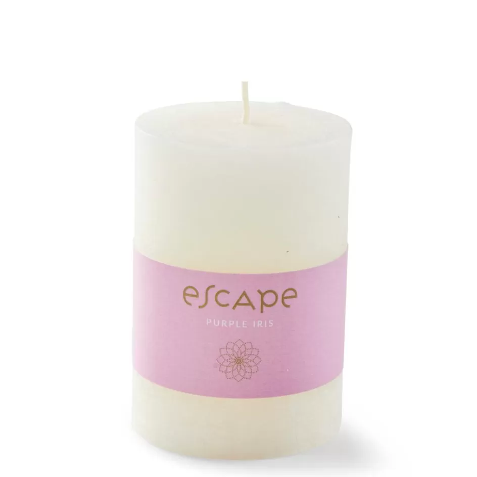 CASA ESCAPE PURPLE IRIS Bougie Parfumée Dans Un Verre Mauve Clair Clearance