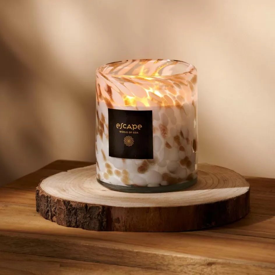 CASA ESCAPE WORLD OF GOA Bougie Parfumée Blanc, Doré, Multicolore Clearance