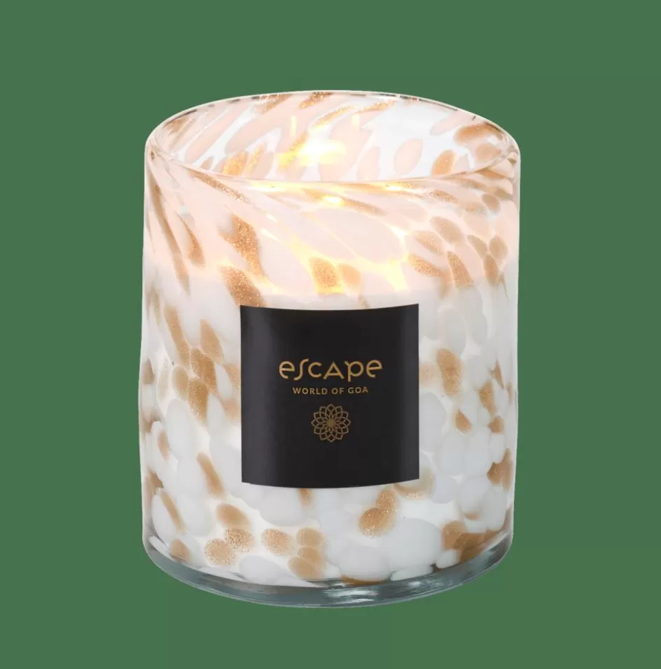 CASA ESCAPE WORLD OF GOA Bougie Parfumée Blanc, Doré, Multicolore Clearance