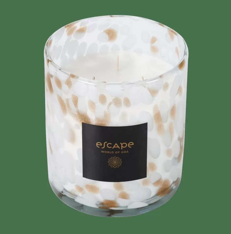 CASA ESCAPE WORLD OF GOA Bougie Parfumée Blanc, Doré, Multicolore Clearance