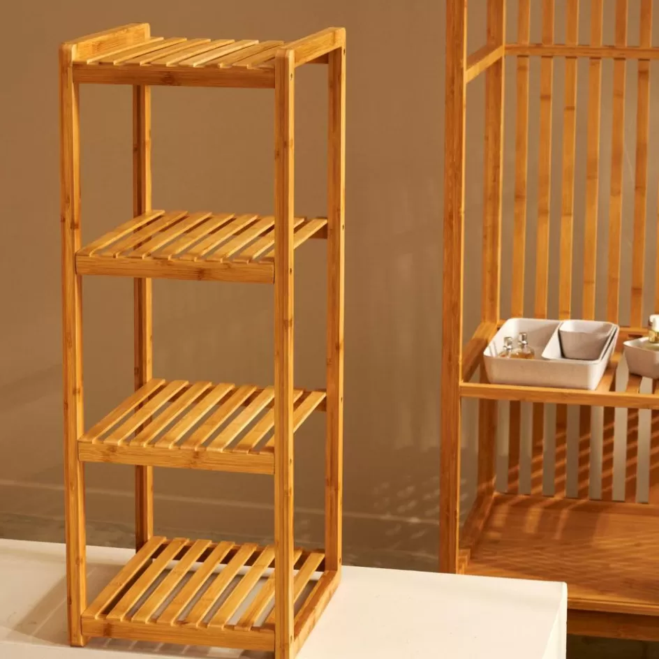 CASA HELGE Étagère 3 Tiroirs Naturel Sale