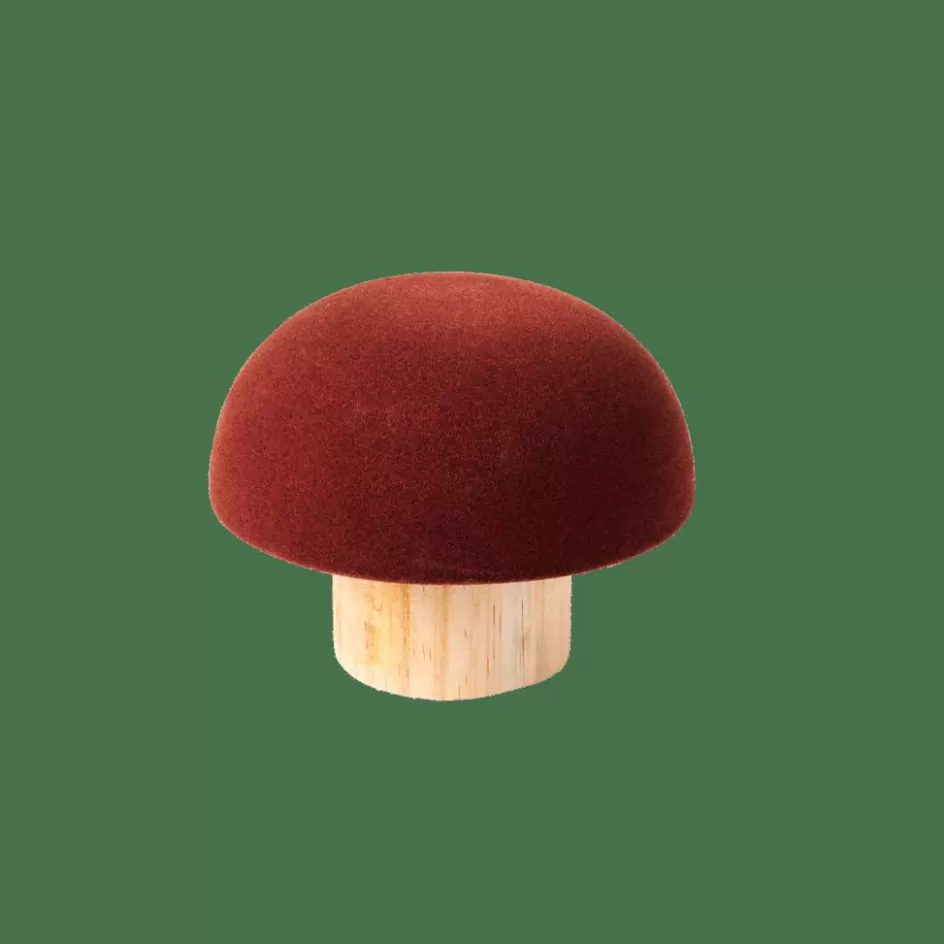 CASA VELVET Champignon Naturel, Bordeaux, Multicolore Discount
