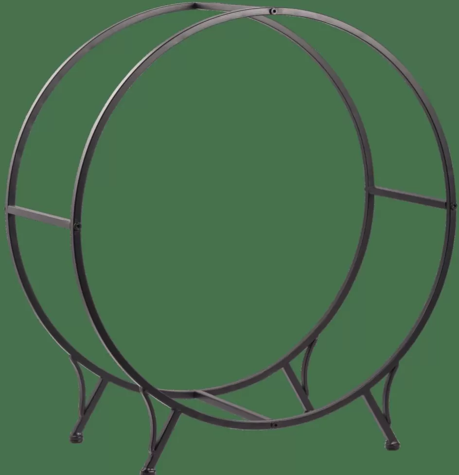 CASA WHEEL Étagère Pour Bois Noir Store