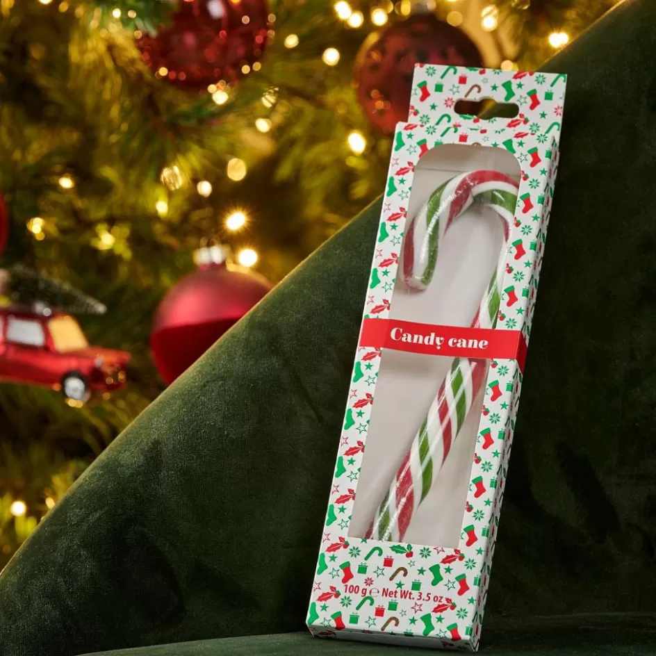 CASA X-MAS CANDY CANE Sucre D'orge Maxi 100g Multicolore New