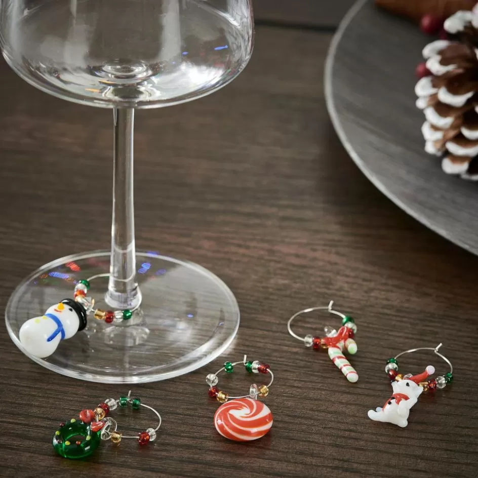 CASA X-MAS Marque Verre Set De 6 Multicolore Fashion