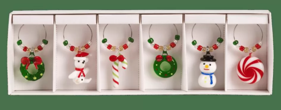 CASA X-MAS Marque Verre Set De 6 Multicolore Fashion