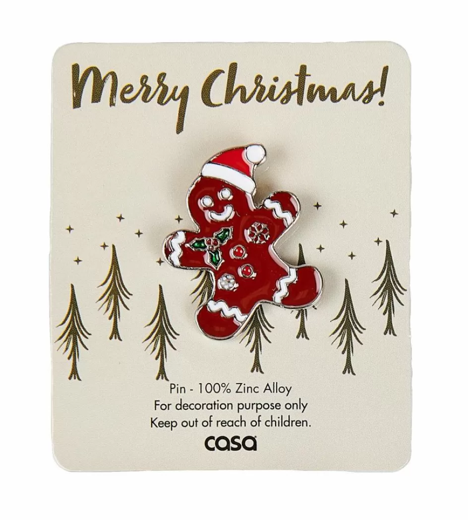 CASA X-MAS Set à Pâtisserie 4P. Spatule Avec 3 Emporte-pièces Doré, Multicolore Hot